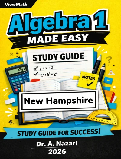 New Hampshire NH SAS Algebra 1 Math Made Easy