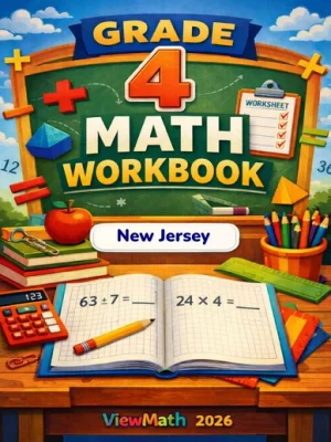 New Jersey NJSLA Grade 4 Math Workbook