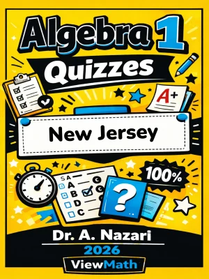 New Jersey NJSLA Algebra 1 Math Quizzes