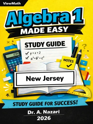 New Jersey NJSLA Algebra 1 Math Made Easy