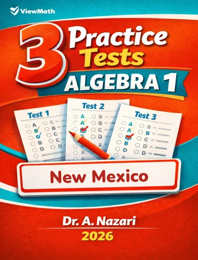 3 New Mexico NM-MSSA Algebra 1 Math Practice Tests