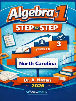 North Carolina NC EOC Algebra 1 Math Step by Step