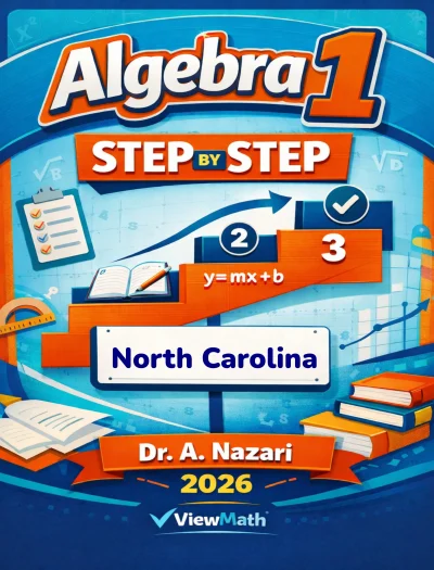 North Carolina NC EOC Algebra 1 Math Step by Step
