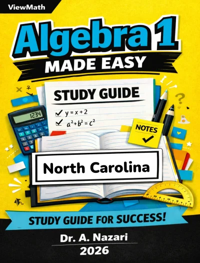 North Carolina NC EOC Algebra 1 Math Made Easy