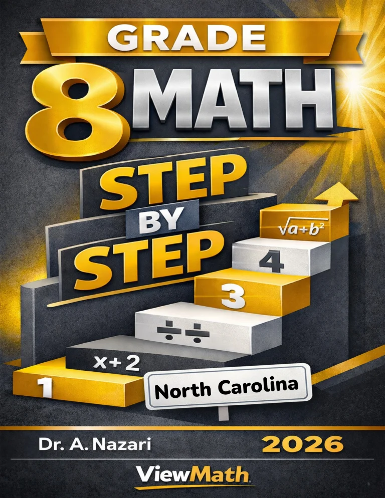 North Carolina NC EOG Grade 8 Math Step by Step