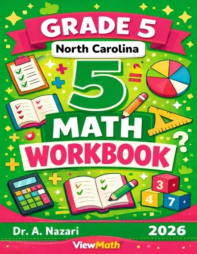 North Carolina NC EOG Grade 5 Math Workbook