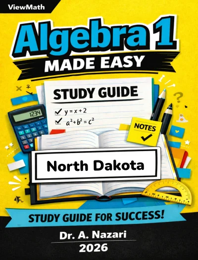North Dakota NDSA Algebra 1 Math Made Easy