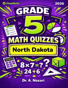 North Dakota NDSA Grade 5 Math Quizzes