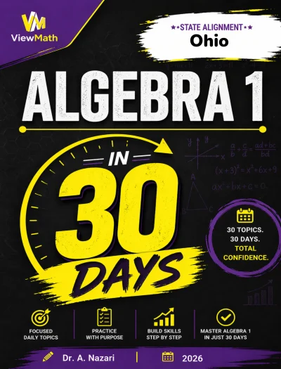Ohio OST Algebra 1 Math in 30 Days