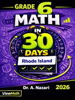 Rhode Island RICAS Grade 6 Math in 30 Days