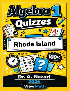 Rhode Island RICAS Algebra 1 Math Quizzes