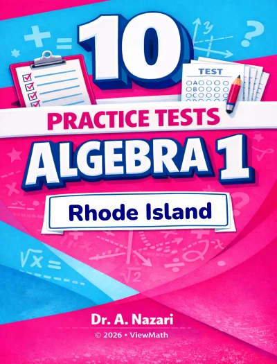 10 Rhode Island RICAS Algebra 1 Math Practice Tests