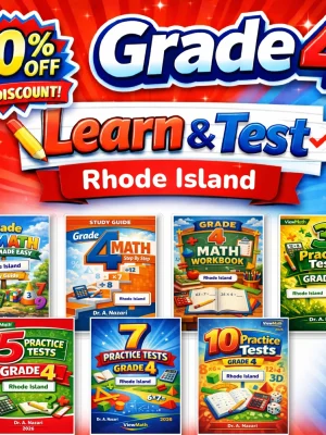 Rhode Island Grade 4 Math Bundle