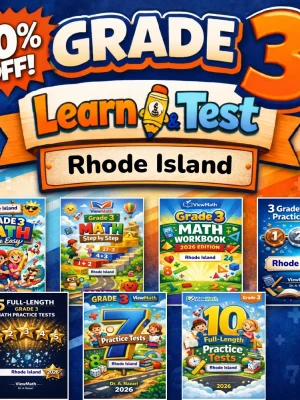 Rhode Island Grade 3 Math Bundle