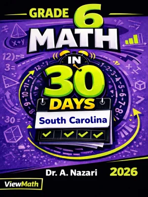 South Carolina SC READY Grade 6 Math in 30 Days
