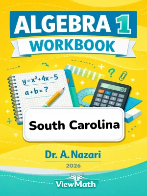 South Carolina SC EOCEP Algebra 1 Math Workbook