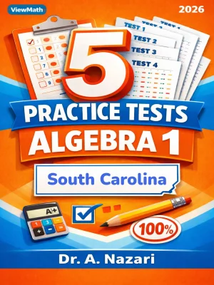 5 Full-Length South Carolina SC EOCEP Algebra 1 Math Practice Tests