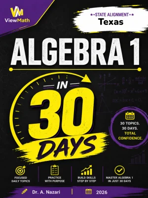 Texas STAAR EOC Algebra 1 Math in 30 Days