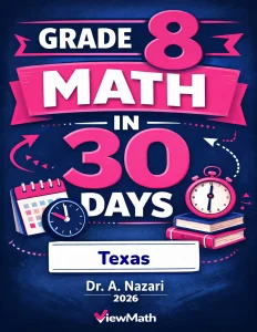 Texas STAAR Grade 8 Math in 30 Days