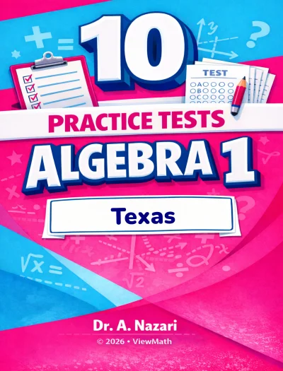 10 Texas STAAR EOC Algebra 1 Math Practice Tests