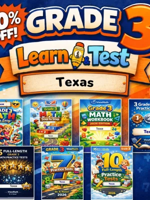 Texas Grade 3 Math Bundle