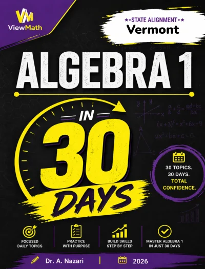 Vermont SBAC Algebra 1 Math in 30 Days