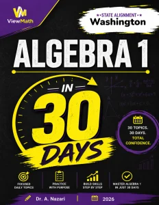 Washington SBA Algebra 1 Math in 30 Days