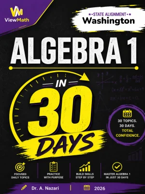 Washington SBA Algebra 1 Math in 30 Days