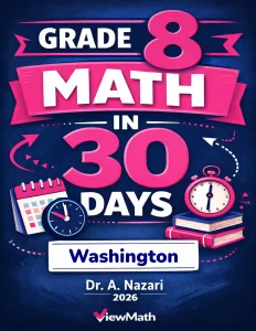 Washington SBA Grade 8 Math in 30 Days