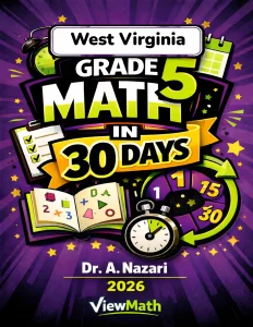 West Virginia WVGSA Grade 5 Math in 30 Days