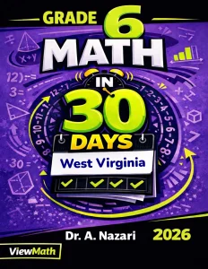 West Virginia WVGSA Grade 6 Math in 30 Days