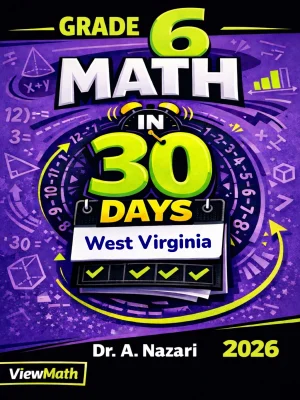 West Virginia WVGSA Grade 6 Math in 30 Days