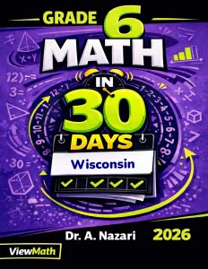 Wisconsin Forward Exam Grade 6 Math in 30 Days