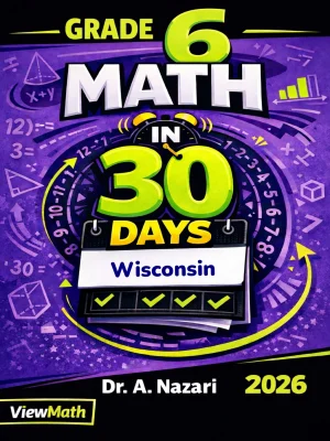 Wisconsin Forward Exam Grade 6 Math in 30 Days