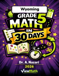 Wyoming WY-TOPP Grade 5 Math in 30 Days