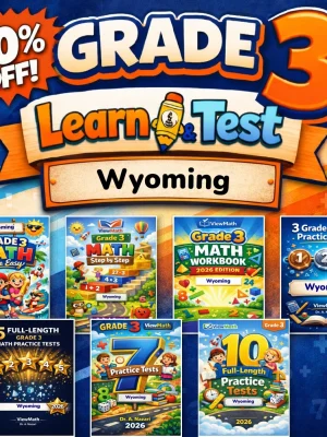 Wyoming Grade 3 Math Bundle