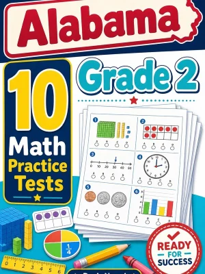 10 Full-Length Alabama Grade 2 Math Practice Tests