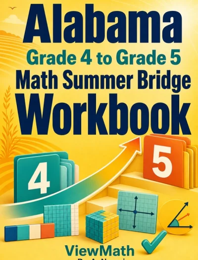 Alabama ACAP Grade 4 Math Summer Bridge Workbook
