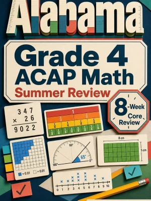 Alabama ACAP Grade 4 Math Summer Review