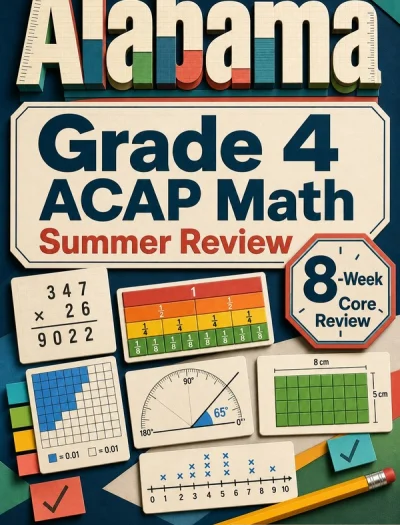 Alabama ACAP Grade 4 Math Summer Review