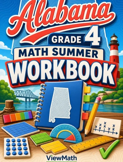Alabama ACAP Grade 4 Math Summer Review Workbook