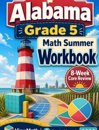 Alabama ACAP Grade 5 Math Summer Review Workbook