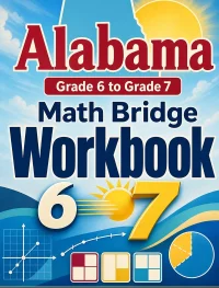 Alabama ACAP Grade 6 Math Summer Bridge Workbook