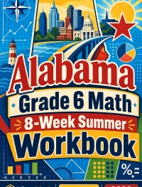 Alabama ACAP Grade 6 Math Summer Review Workbook