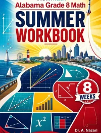 Alabama ACAP Grade 8 Math Summer Review Workbook