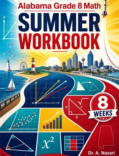 Alabama ACAP Grade 8 Math Summer Review Workbook