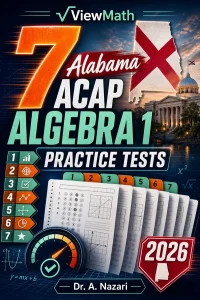 7 Alabama ACAP Algebra 1 Math Practice Tests