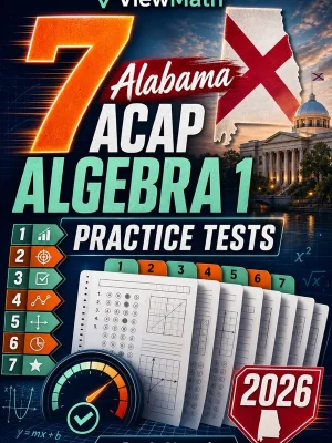 7 Alabama ACAP Algebra 1 Practice Tests