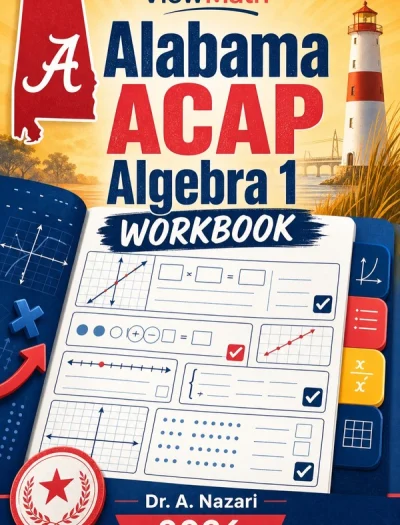 Alabama ACAP Algebra 1 Math Workbook