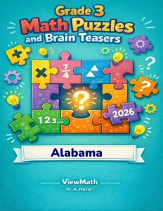 Alabama ACAP Grade 3 Math Puzzles and Brain Teasers
